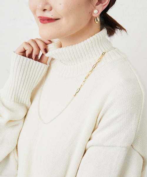 ear PAPILLONNER（イア パピヨネ） ネックレス 「日本製」Dチェーン