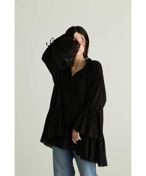 JILLSTUART - コットンボイルオーバーブラウス　JILLSTUART JILL STUART ブラウス シャツ コットンボイルオーバーブラウス