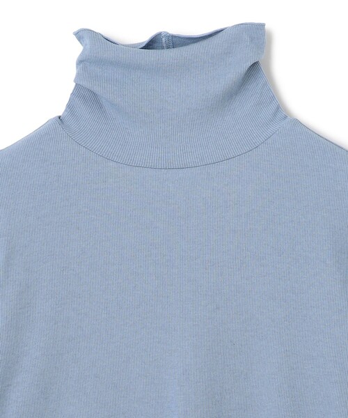 tシャツ 「新色追加/洗える」コットンカシミヤ タートルネックカットソー レディース UNFILO tシャツ 「新色追加/洗える」コットンカシミヤ
