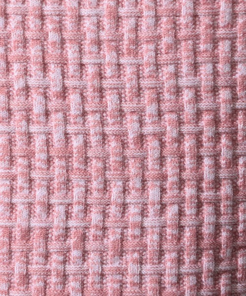 HIDEAWAYS NICOLE セーター ニット 「WEB限定」バスケット柄