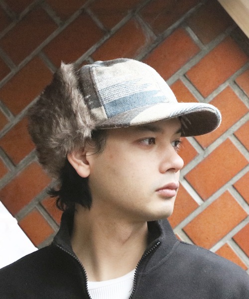 8 キャップ 帽子 イヤーファーオルテガキャップ メンズ レディース