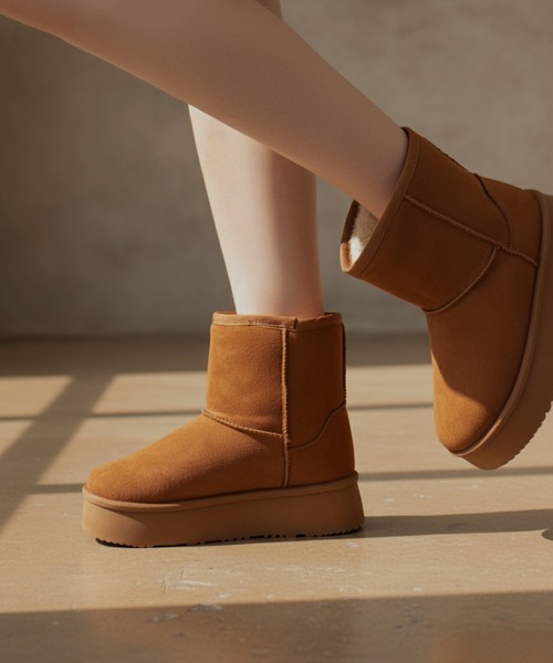 Dedes（デデス） ブーツ 厚底 ムートンブーツ レディース メンズ