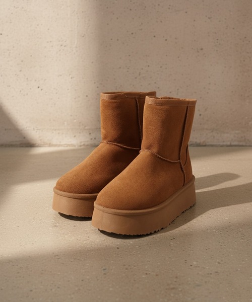 Dedes（デデス） ブーツ 厚底 ムートンブーツ レディース メンズ