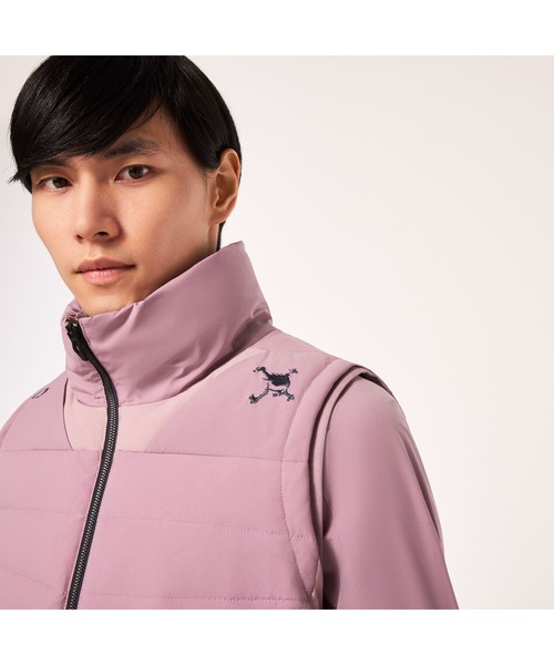 OAKLEY オークリー　ゴルフ　スカル　ダウンベスト　フーディ　レディースL OAKLEY（オークリー） ベスト ジレ 「現品限り」オークリー SKULL