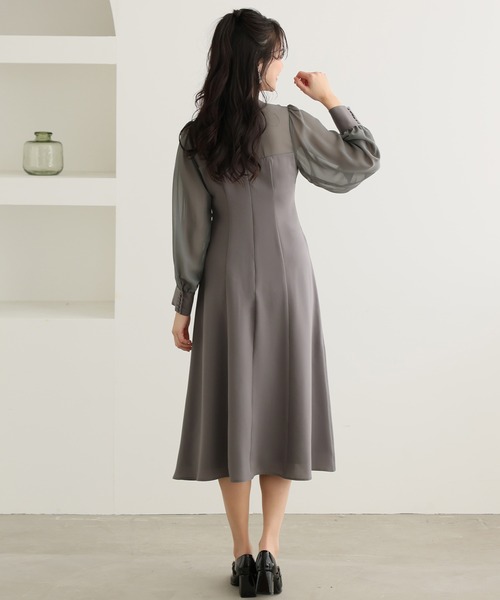 PourVous（プールヴー） ドレス 袖あり＆ロング パーティードレス