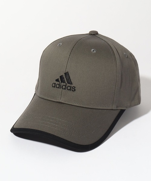 adidas キャップ 帽子 「adidas/アディダス」ロゴ刺繍T/Cツイル