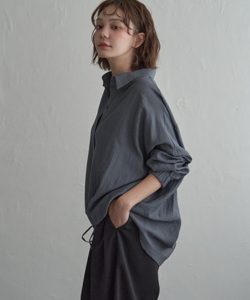 notch. ブラウス シャツ 裾ドロストシャツ レディース : ZOZOTOWN