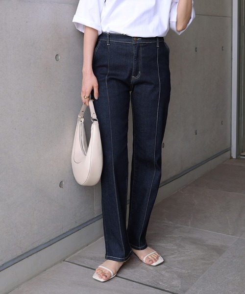 entwa デニムテーパードパンツ 軽やかなデニムのパンツができました - entwa(エントワ) | キナリノモール