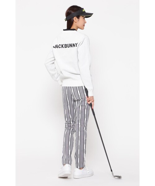 Jack Bunny!! ニット 「Jack Bunny!!」サガラ風ロゴジャガード