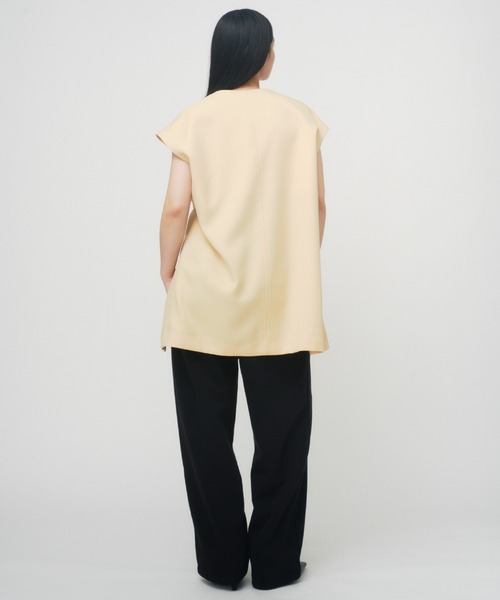 ベスト ジレ POWDER TWILL BELTED GILET / パウダーツイルベルテッドジレ レディース THINGS THAT MATTER ベスト ジレ POWDER TWILL BELTED GILET