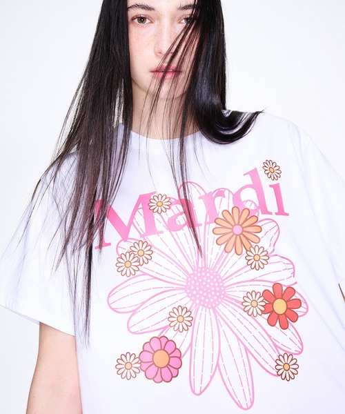 さらに100円引き◆Mardi Mercredi◆TSHIRT FLOWERMARDI BLOSSOM Mardi Mercredi tシャツ TSHIRT FLOWERMARDI BLOSSOM レディース