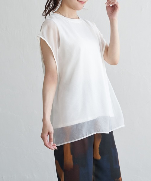 tシャツ フレンチスリーブノットデザインカットソー レディース フレンチスリーブtシャツ レディース トップス フレンチスリーブ