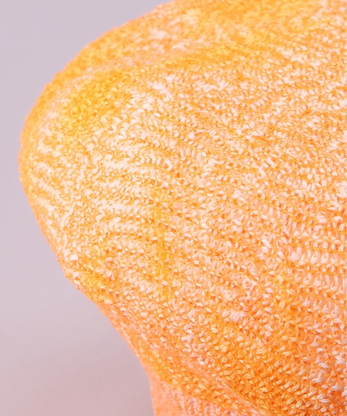 CA4LA TINT BERET オレンジ タグ付き新品未使用 CA4LA（カシラ） 帽子 ベレー帽 メンズ CF COTTON HEATHER TONE BERET