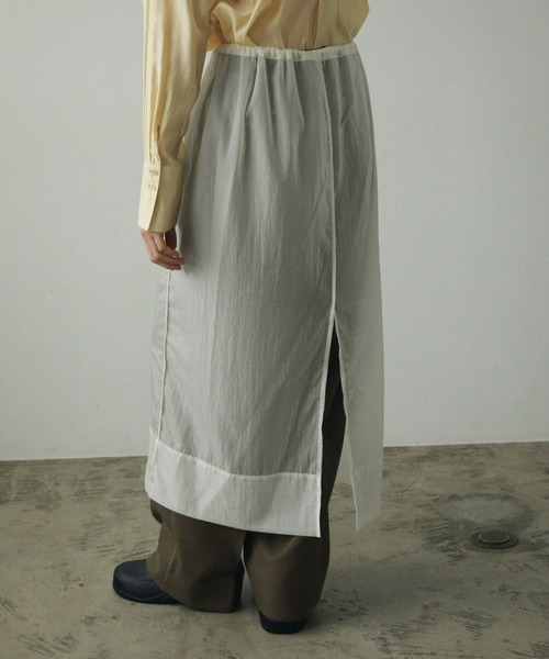 anuke（アンヌーク） スカート Layered Sheer Skirt : ZOZOTOWN Yahoo