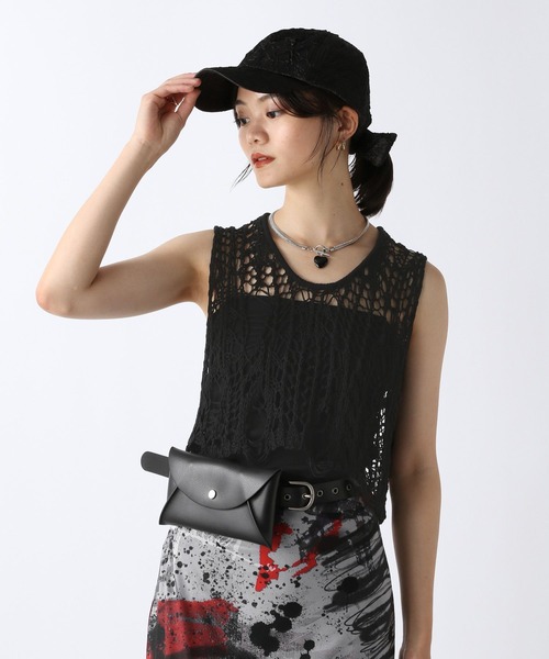 ベスト ジレ 「WEB限定」クラッシュニットNS/142599 レディース JEANASIS ベスト ジレ 「WEB限定」クラッシュニットNS/142599