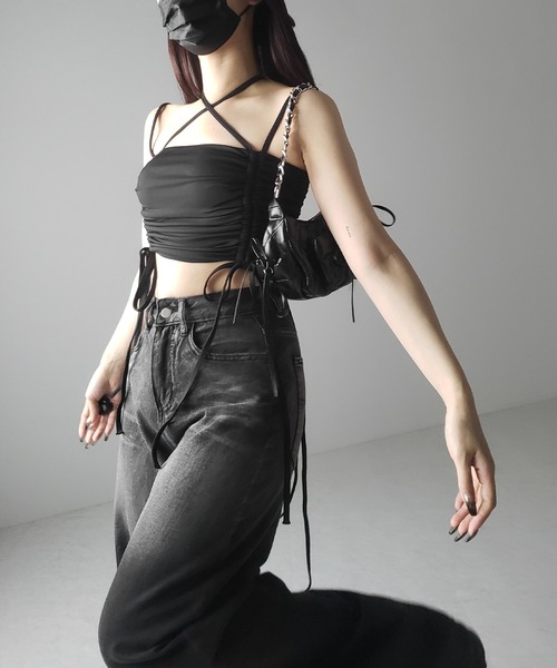 リボンブラウスセパレートスイムウェア FRAY I.D（フレイアイディー）の「リボンブラウスセパレート