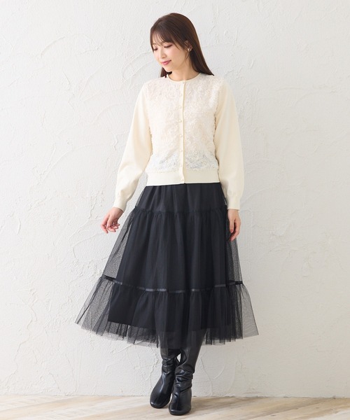 Rose Tiara（ローズティアラ） スカート チュールスカート : ZOZOTOWN