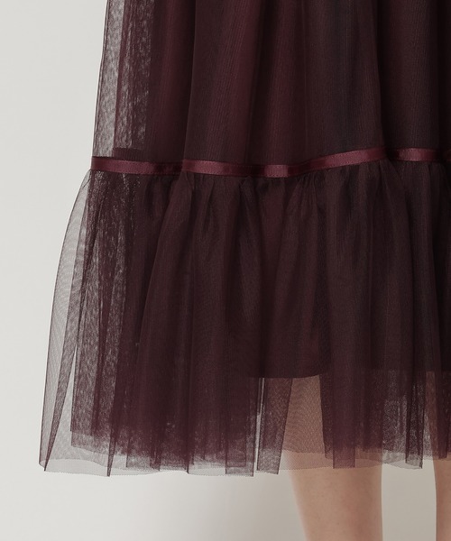 Rose Tiara（ローズティアラ） スカート チュールスカート : ZOZOTOWN