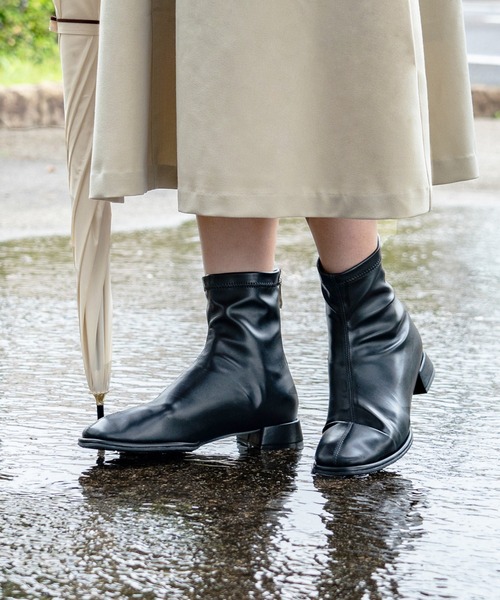 welleg（ウェレッグ） ブーツ 「 極やわ 」 晴雨兼用 ストレッチ