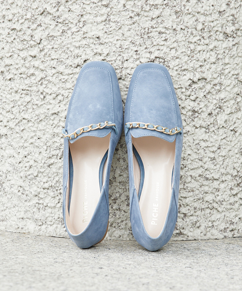 PICHE ABAHOUSE ローファー バブーシュビットモカスクエアトゥ
