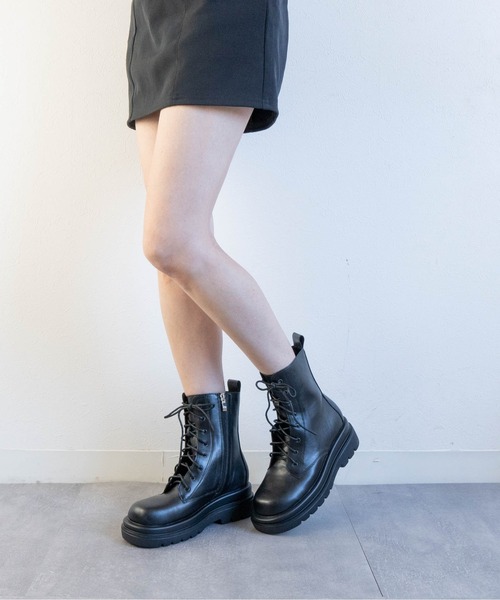 ブーツ レースアップブーツ レディース : ZOZOTOWN Yahoo!店 - 通販
