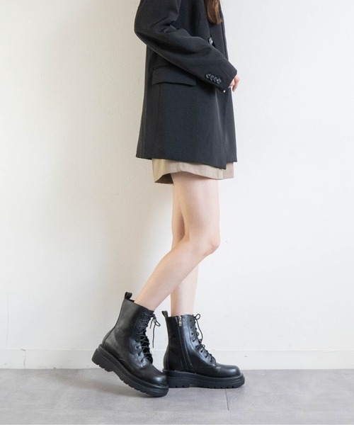 【廃盤品】アプレ　レースアップブーツ　24.5 cm 廃盤品】アプレ レースアップブーツ 24.5 cm
