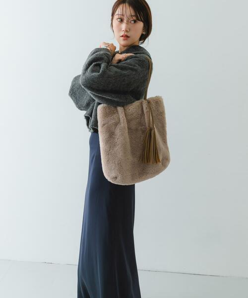 RODE SKO（ロデスコ） トートバッグ タッセル付フラッフィトートバッグ