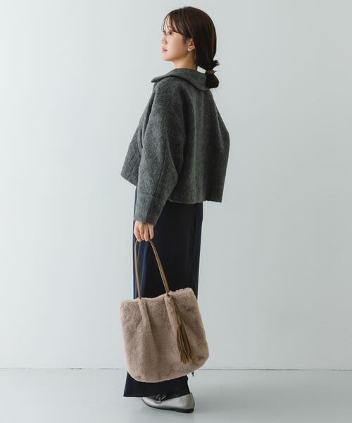 RODE SKO（ロデスコ） トートバッグ タッセル付フラッフィトートバッグ