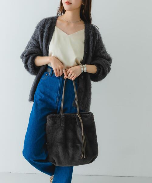 RODE SKO（ロデスコ） トートバッグ タッセル付フラッフィトートバッグ