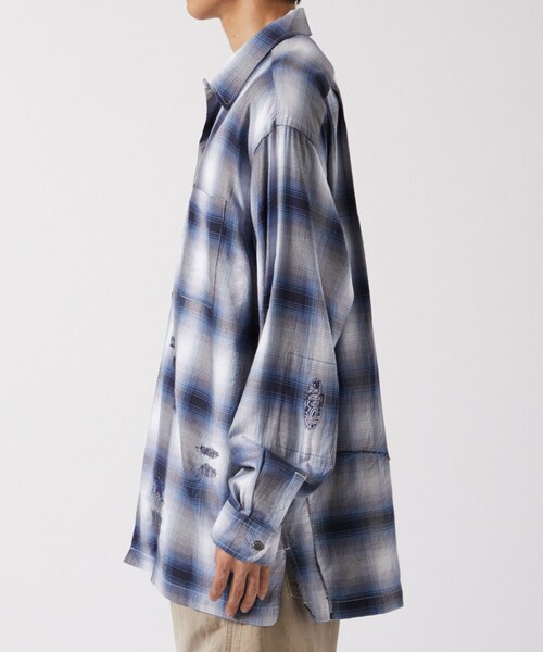 Bowwow（バウワウ） シャツ 「Bowwow/バウワウ」RAYON CHECK SHIRTS