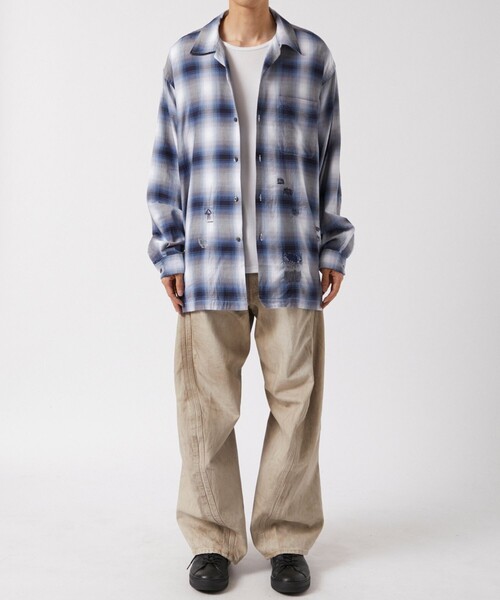 Bowwow（バウワウ） シャツ 「Bowwow/バウワウ」RAYON CHECK SHIRTS