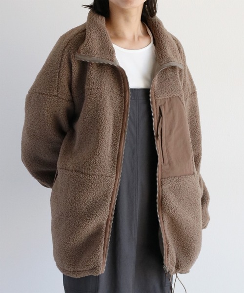 cepo（セポ） ブルゾン アウター パウダーボアオーバージャケット