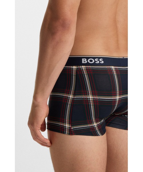 BOSS（HUGO BOSS） ボクサーパンツ 3パック ロゴウエストバンド