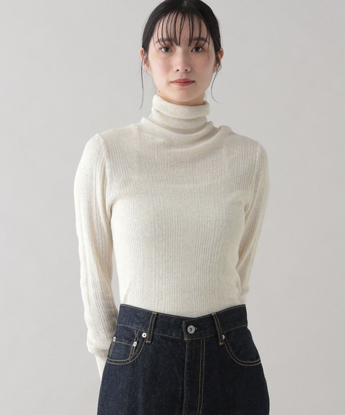 ニット セーター 「natural by clip/bulbul」12ゲージドライコットンワイドプルオーバー レディース セール】《natural by clip/bulbul》12ゲージドライコットン