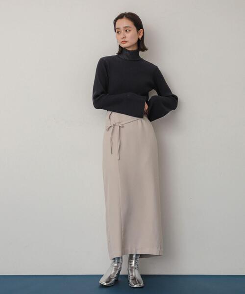 SENSE OF 新品 2018ENFOLD アシンメトリーペンシルスカート PLACE  