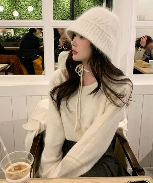 Girly Doll ニット ホルターリボンニット レディース : ZOZOTOWN Yahoo 