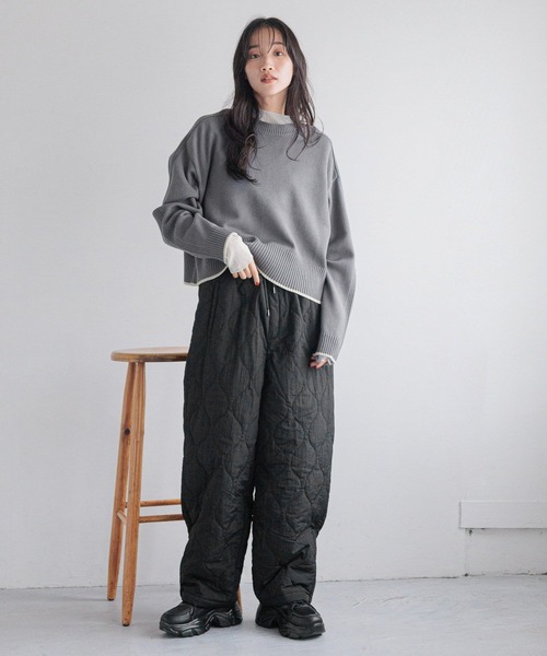 ローリーズファーム　キルティングパンツ 楽天市場】【SALE／20%OFF】キルティングパンツ LOWRYS FARM