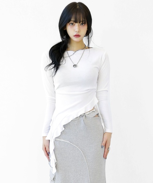 レディース Tシャツ スリムフィット M.deux tシャツ 「スリムフィットTシャツ」 レディース