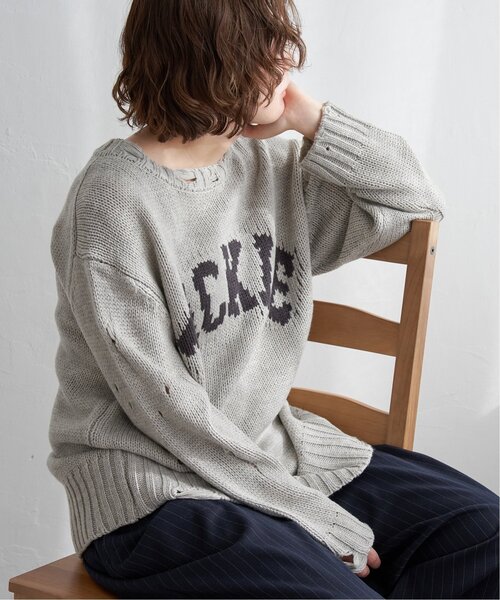   セーター M (コットンロゴノベルティセーター) Mark Gonzales（マークゴンザレス） ニット セーター マークゴンザレス