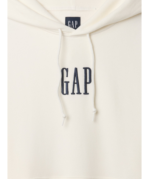GAP ロゴ フード付き パーカー 白 Gap公式オンラインストア | GAPロゴパーカー