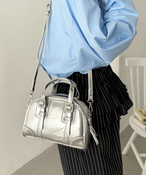 SOLLON.（ソルロン） ボストンバッグ ダブルベルトミニボストンバッグ