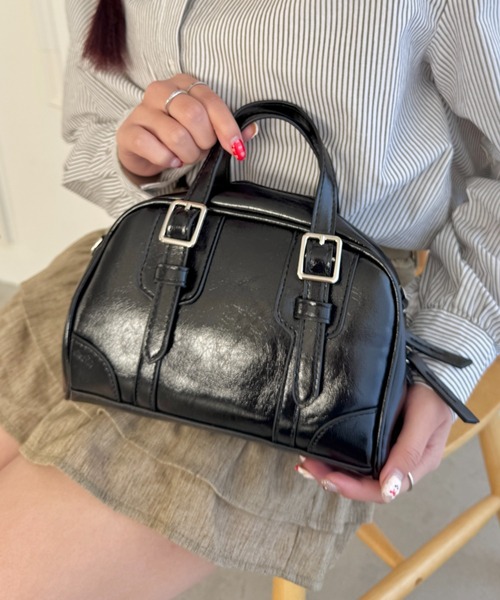 ミニボストン （CML） ɴᴇᴡ ᴀʀʀɪᴠᴀʟ 小ぶりなのに収納力抜群な #ボストンバッグ 👜 横長