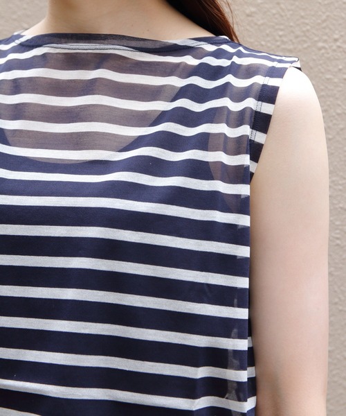 ORCIVAL tシャツ ORCIVAL/オーシバル ボートネックスリーブレス