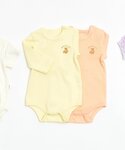 ベビー服 ロンパース くま刺繍ボディースーツの詳細画像1