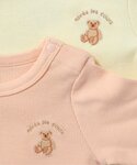 ベビー服 ロンパース くま刺繍ボディースーツの詳細画像3
