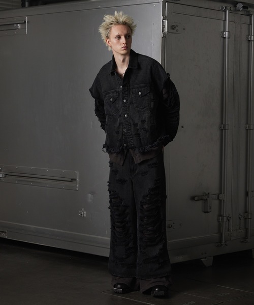 GRANCY デニムジャケット gジャン 「GRANCY」Sweat Docking