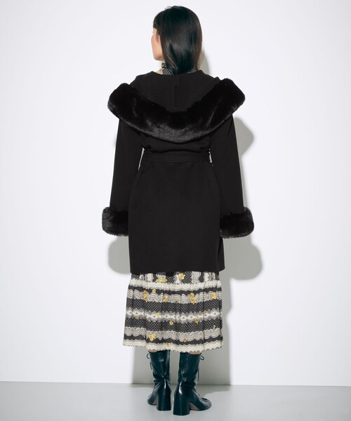 GRACE CONTINENTAL（グレースコンチネンタル） コート 38 ブラック