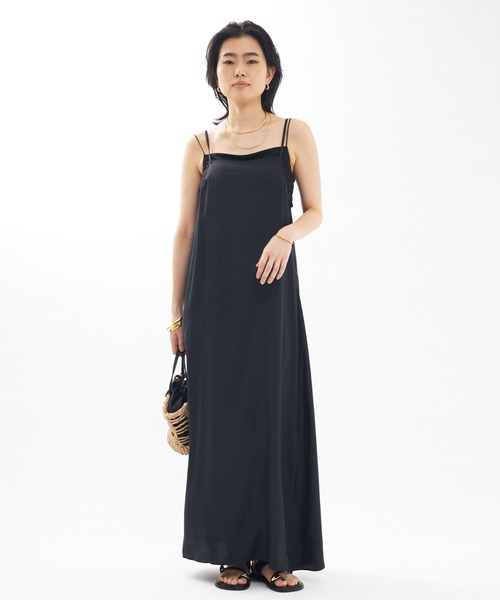 Rouge Vif キャミワンピース ドレス Rouge vif ワンピース 撥水キャミワンピース : ZOZOTOWN Yahoo