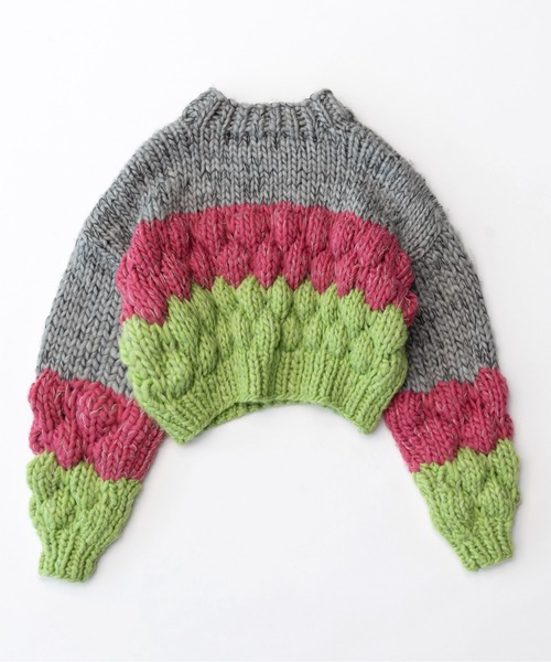 MAISON SPECIAL（メゾンスペシャル） 長袖ニット FREE ブルー