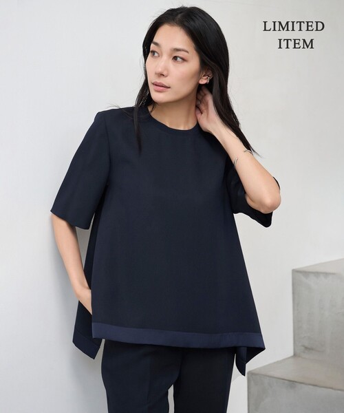 ブラウス シャツ FluidBackSatin  Tブラウス レディース